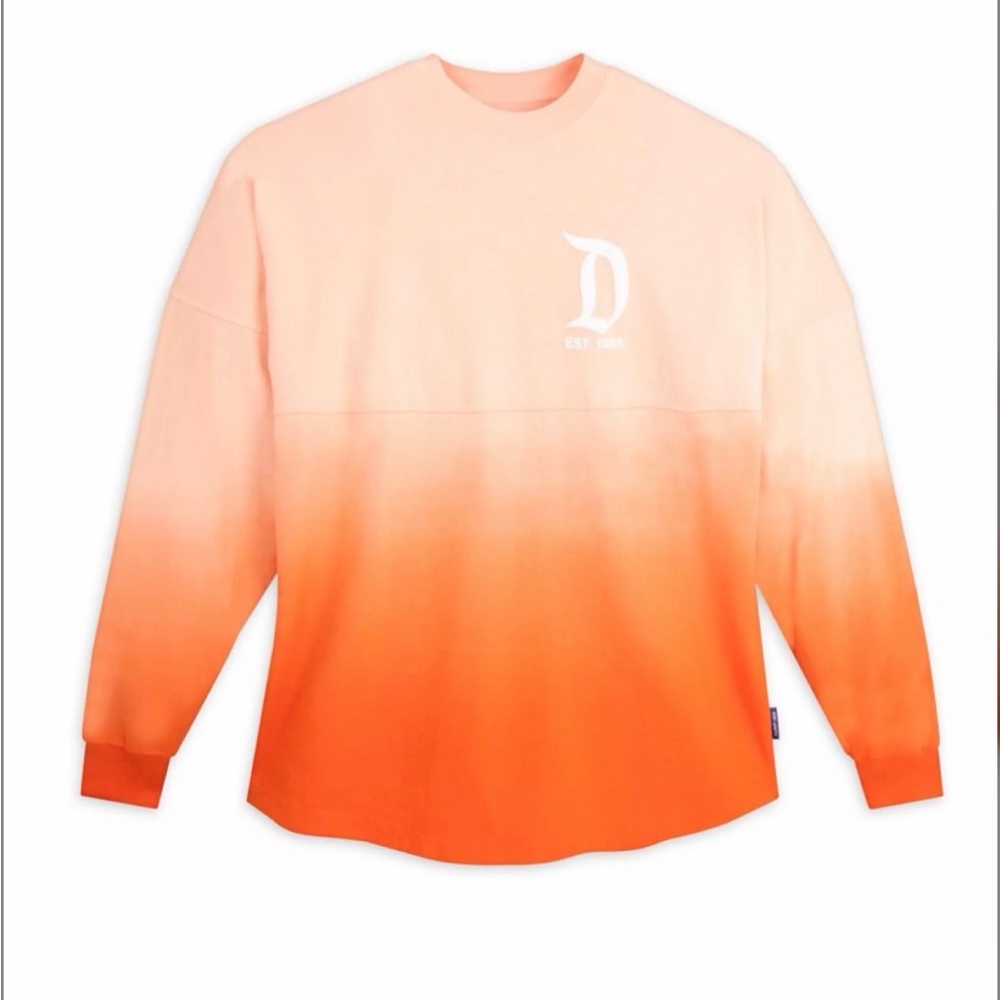 Disneyland spirit jersey, two toned, size small, light pink/orange. Sold out